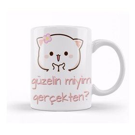 Humuts Güzelin Miyim Gerçekten Kupa Bardak