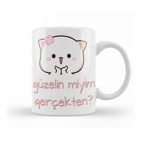 Humuts Güzelin Miyim Gerçekten Kupa Bardak