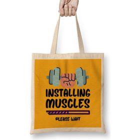 Humuts Gym Workout Fitness Lover Motivation Gift Quotes For Men Women Bez Çanta