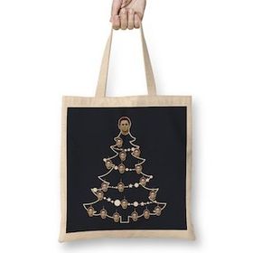 Humuts Halloween Mike Myers Christmas Tree Baubles Bez Kadın Günlük Çanta