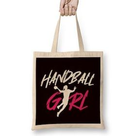Humuts Handball Girl Player Handballer Ball Sports Team Coach Game Bez Kadın Günlük Çanta