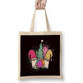 Humuts Happy Easter Gnome Eggs Hunter Bunny Rabbit Spring Religion Bez Kadın Günlük Çanta