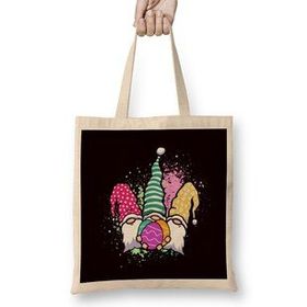 Humuts Happy Easter Gnome Eggs Hunter Bunny Rabbit Spring Religion Bez Kadın Günlük Çanta