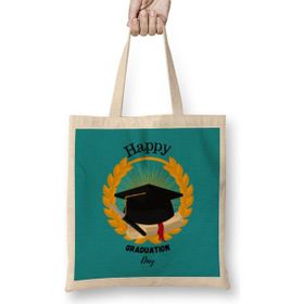 Humuts Happy Graduation Day Cousin Happy Graduation Day Bez Uzun Saplı Açık Bej Rengi Çanta