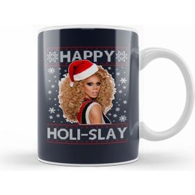Humuts Happy Holi Slay Rupaul Christmas Knit Kupa