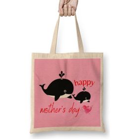 Humuts Happy Mothers Day 2021 Beautiful Women Art Bez Uzun Saplı Açık Bej Rengi Çanta
