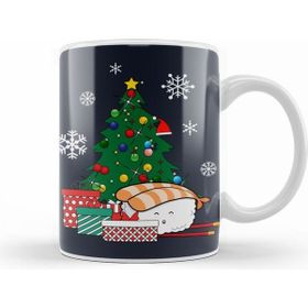 Humuts Happy Sushi Around The Christmas Tree Kupa Bardak