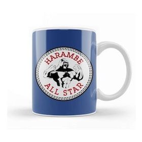 Humuts Harambe All Star Converse Logo Kupa Bardak
