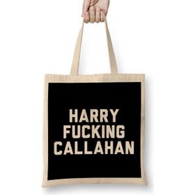 Humuts Harry Fucking Callahan Açık Bej Uzun Saplı Bez Çanta