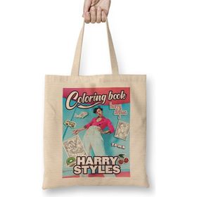 Humuts Harry Styles 01 Açık Bej Uzun Saplı Bez Çanta
