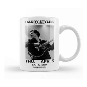 Humuts Harry Styles 09 Beyaz Porselen Kupa Bardak