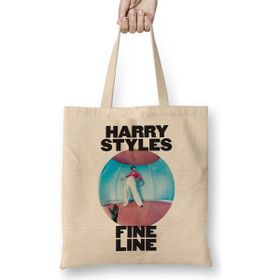 Humuts Harry Styles Fine Line Açık Bej Uzun Saplı Bez Çanta