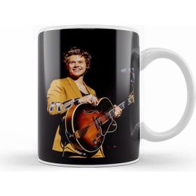 Humuts Harry Styles Guitar 01 Beyaz Porselen Kupa Bardak