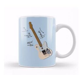 Humuts Harry Styles Guitar 010 Beyaz Porselen Kupa Bardak
