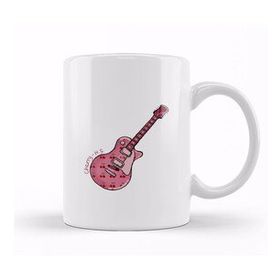 Humuts Harry Styles Guitar 05 Beyaz Porselen Kupa Bardak