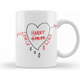 Humuts Harry Styles Inspired Harry Styles Gucci Fine Line Harry Styles Tee Fine Line Gucci Beyaz Porselen Kupa Bardak