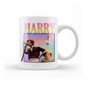 Humuts Harry Styles Retro Tee 01 Beyaz Porselen Kupa Bardak