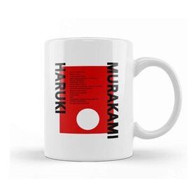 Humuts Haruki Murakami Books Beyaz Porselen Kupa Bardak