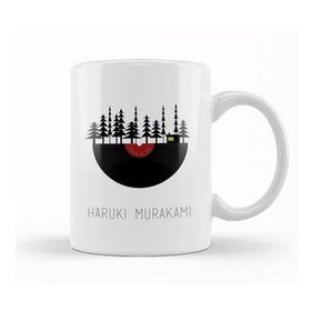 Humuts Haruki Murakami Japanese Writer Beyaz Porselen Kupa Bardak