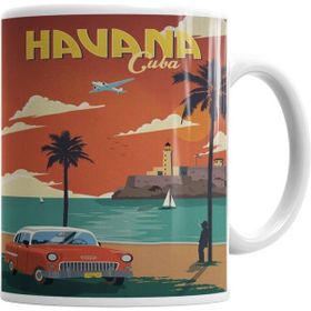 Humuts Havana Beyaz Porselen Kupa Bardak