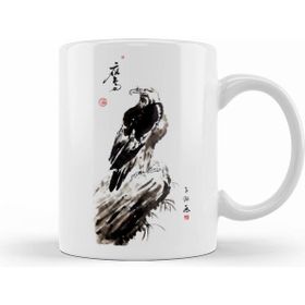 Humuts Hawk Watches Beyaz Porselen Kupa Bardak