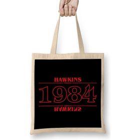 Humuts Hawkins Indiana 1984 Stranger Things Bez Uzun Saplı Açık Bej Rengi Çanta