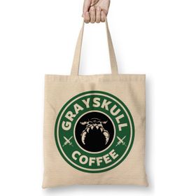 Humuts He Man And The Masters Of Universe Greyskull Starbucks Coffee Bez Uzun Saplı Açık Bej Rengi Çanta