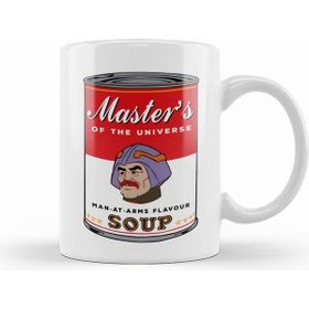 Humuts He Man Masters of Universe Man At Arms Flavoured Soup Beyaz Kupa