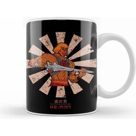 Humuts He Man Retro Japanese Beyaz Kupa