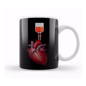 Humuts Heart Love Beyaz Kupa