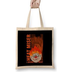 Humuts Heat Miser I Bring Heat Uzun Saplı Açık Bej Bez Çanta