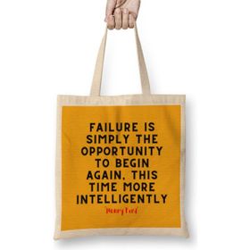 Humuts Henry Ford Quotes - Entrepreneurs Motivation Inspiration Success Work Gifts Bez Çanta