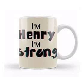 Humuts Henry Name Custom Design Gift Baby Gift For Him Kupa Bardak