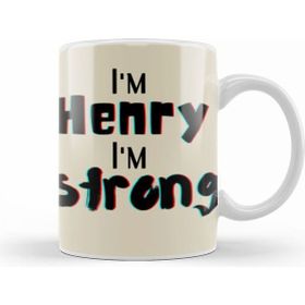Humuts Henry Name Custom Design Gift Baby Gift For Him Kupa Bardak