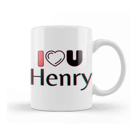 Humuts Henry Name Custom Design Gift Baby Gift For Him Kupa Bardak