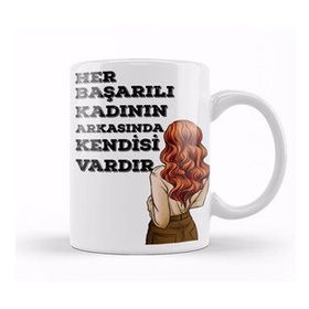 Humuts Her Kadın Başarılıdır Komik Kupa Bardak