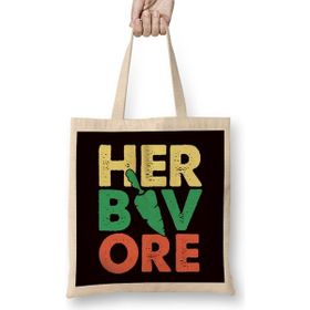 Humuts Herbivore Vegetables Vegan Vegetarian Veganism Veggie Food Uzun Saplı Açık Bej Bez Çanta