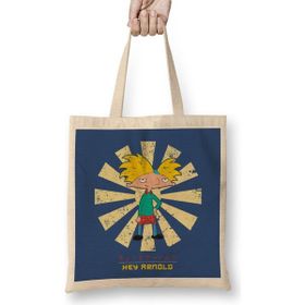 Humuts Hey Arnold Retro Japanese Uzun Saplı Bez Çanta