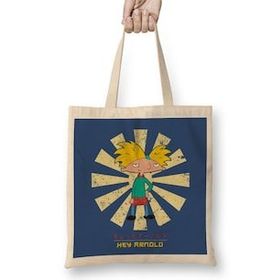 Humuts Hey Arnold Retro Japanese Uzun Saplı Bez Çanta