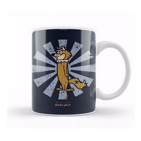 Humuts Hokey Wolf Retro Japanese Kupa Bardak
