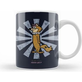 Humuts Hokey Wolf Retro Japanese Kupa Bardak