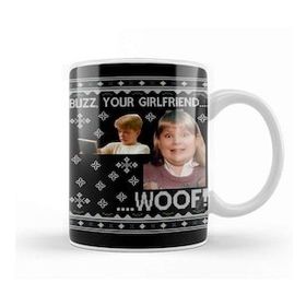 Humuts Home Alone Buzz Your Girlfriend Wood Christmas Kupa Bardak