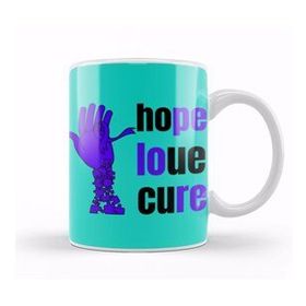 Humuts Hope Loue Cure Crohn&#039;s &amp; Colıtıs Awareness Warrior Unbreakable Kupa Bardak