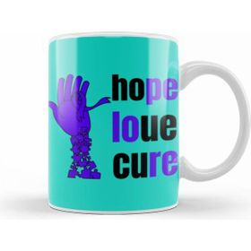 Humuts Hope Loue Cure Crohn&#039;s &amp; Colıtıs Awareness Warrior Unbreakable Kupa Bardak