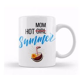 Humuts Hot Not Girl Mom Summer Kupa Bardak