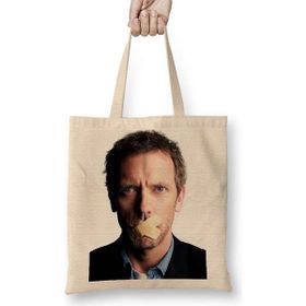 Humuts House MD Everybody Lies Uzun Saplı Açık Bej Bez Çanta