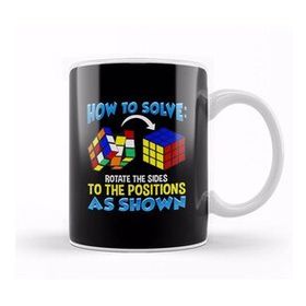 Humuts How To Solve Puzzle Cube Funny Cubing Kupa Bardak