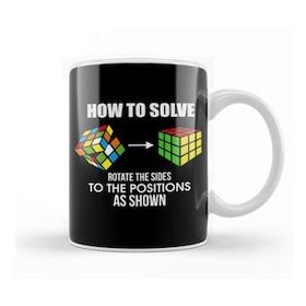 Humuts How To Solve Puzzle Cube Funny Cubing Kupa Bardak