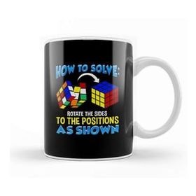 Humuts How To Solve Puzzle Cube Funny Cubing Kupa Bardak