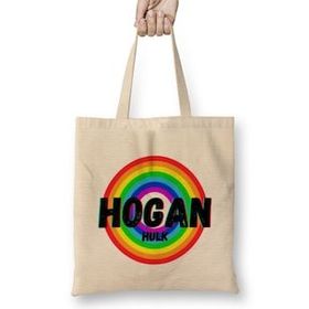 Humuts Hulk Hogan - Vintage Retro Rainbow Style Warriors Design Wrestlers-Gift Bez Kadın Günlük Çanta